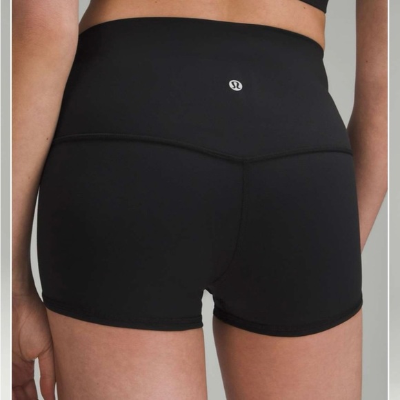 Lululemon Black High-Rise Shorts 2" - Picture 4 of 6